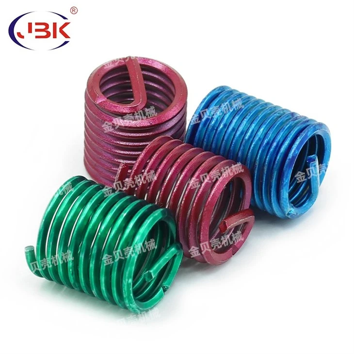 Colored steel wire thread inserts (86)